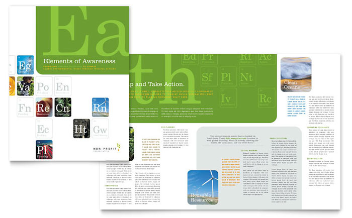 Environmental & Agricultural Non Profit - Business Marketing Templates