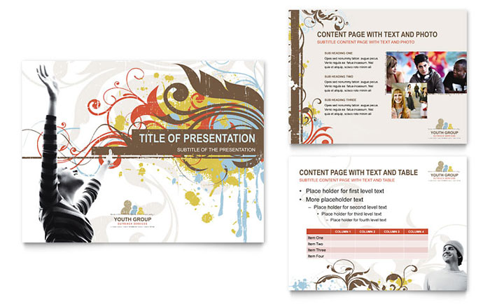 Church Ministry & Youth Group PowerPoint Presentation Template Design