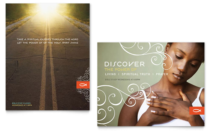 Christian Church Poster Template Design