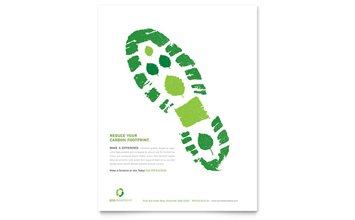 Environmental Non Profit - Flyer Template Design