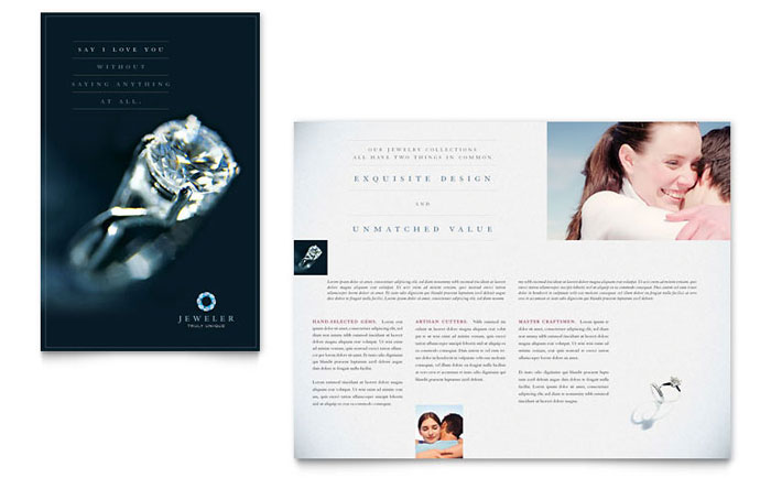 Jeweler & Jewelry Store - Business Marketing Templates