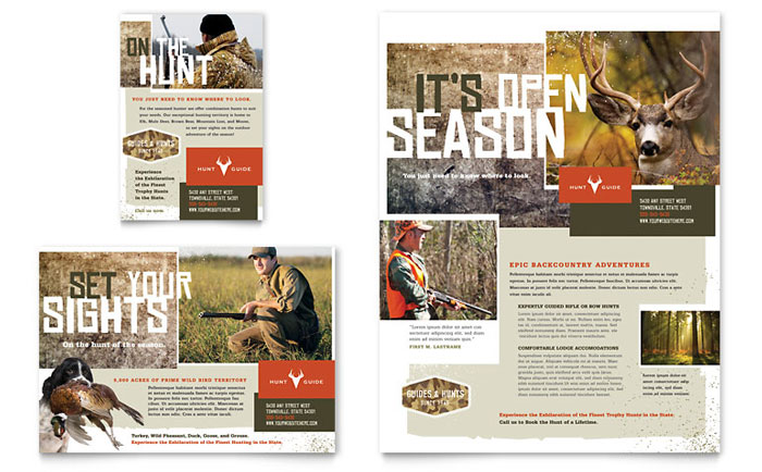 Hunting Guide Flyer & Ad
