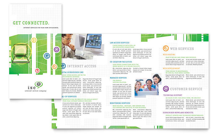 Internet Service Company - Business Marketing Templates