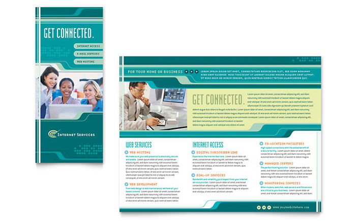 Internet Service Company - Business Marketing Templates