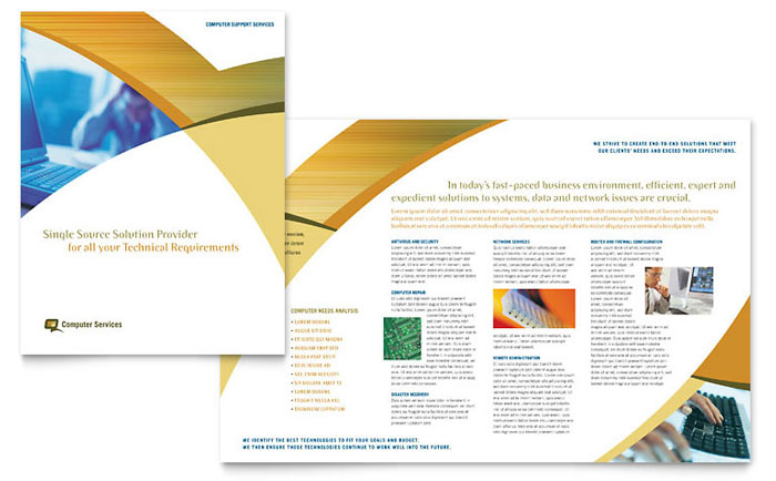 Computer Services & Consulting - Business Marketing Templates