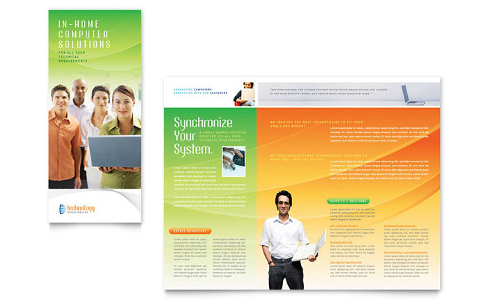 Computer Consulting Tri Fold Brochure