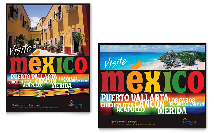 Mexico Travel Poster
