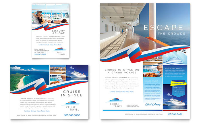 Cruise Travel - Flyer & Ad Design