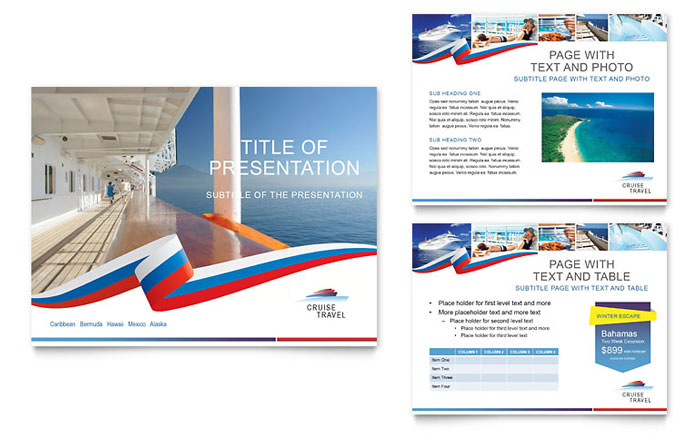 Cruise Travel - PowerPoint Presentation Design