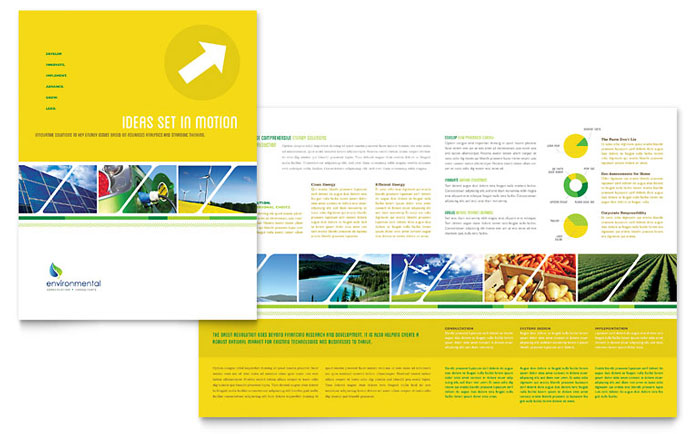 Environmental Conservation - Brochure Template Design
