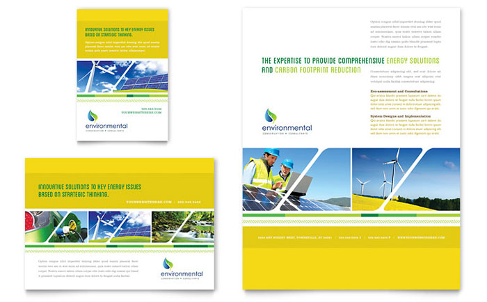 Environmental Conservation - Flyer & Ad Template Design