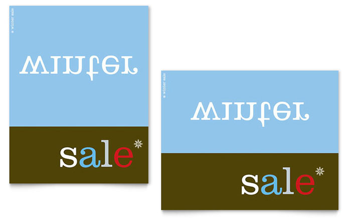 Inverse Upside Down Winter - Business Marketing Templates