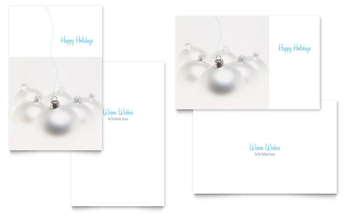 Silver Ornaments - Business Marketing Templates