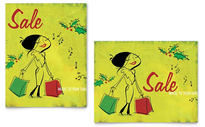 Holiday Shopping - Business Marketing Templates