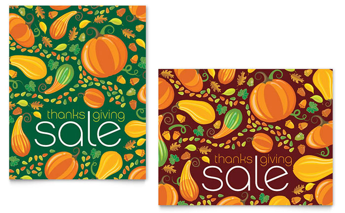 Thanksgiving Harvest - Business Marketing Templates