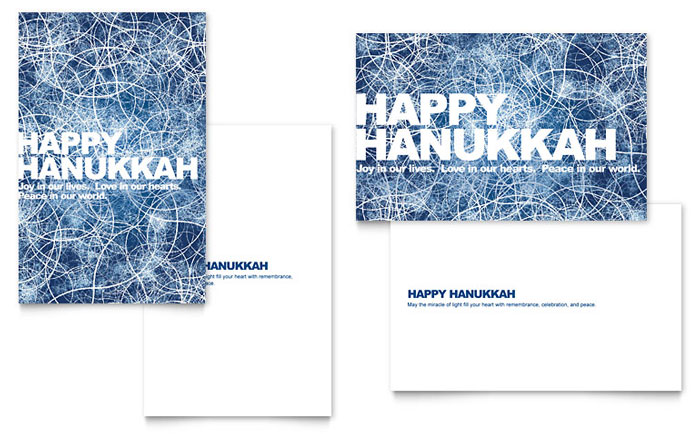 Happy Hanukkah Greeting Card