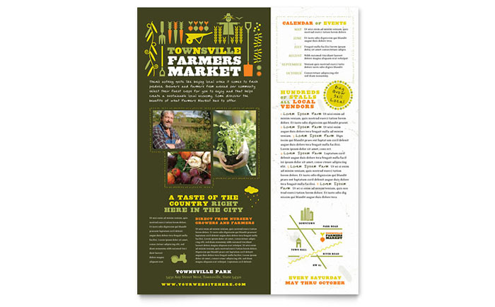 leaflets template