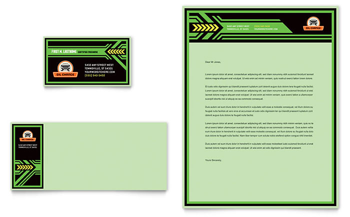 oil change gift certificate template