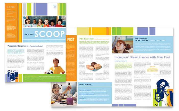 school newletter templates