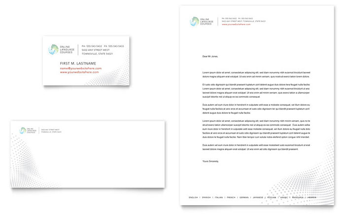 professional letter header