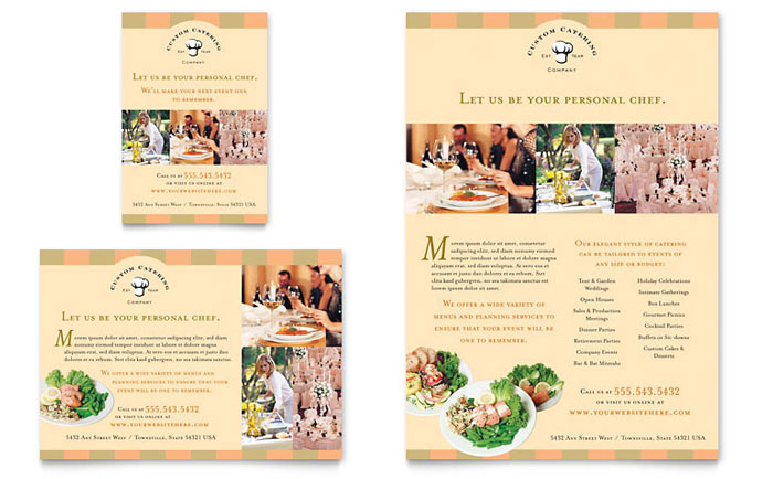 catering brochures examples