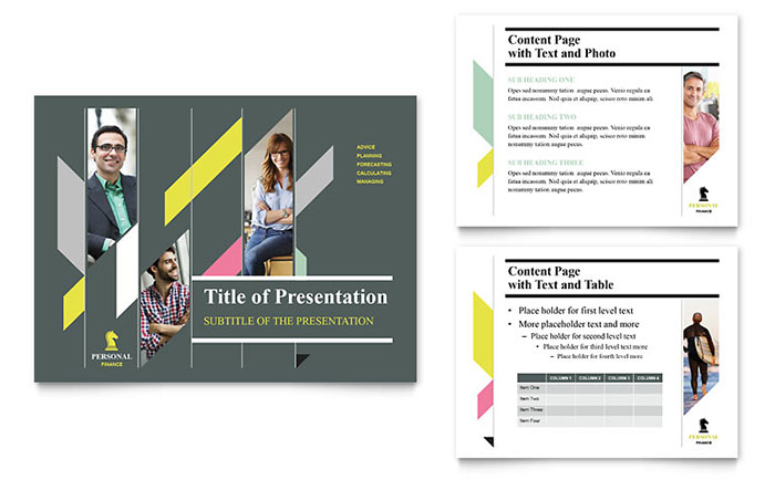 personal finance powerpoint presentation template design powerpoint flyer template