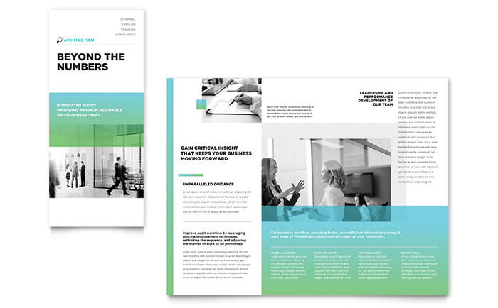 designing a tri fold brochure