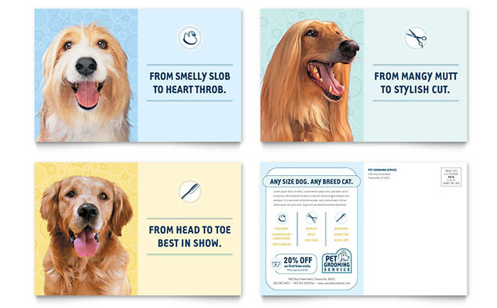 pet grooming service flyer template design dog grooming flyer templates