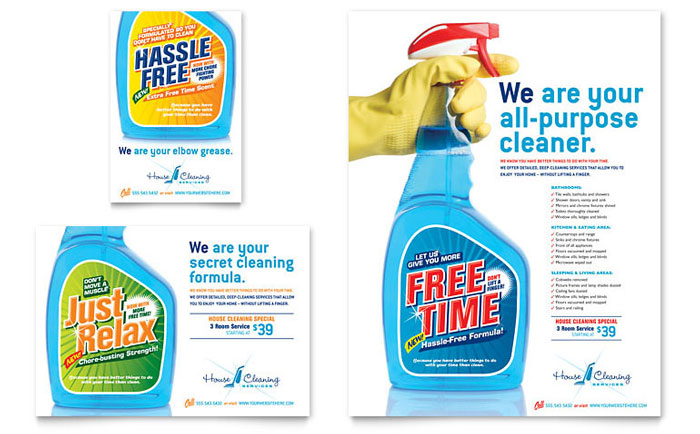 cleaning job advertisement template