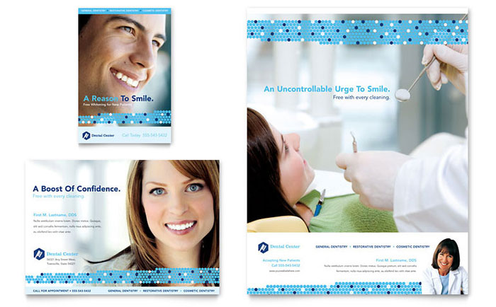 dental flyer design