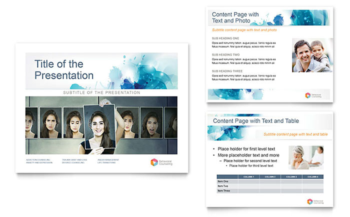 counseling brochure template