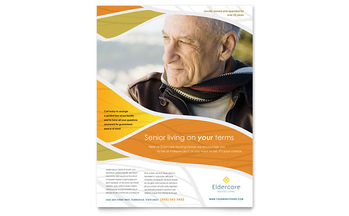 assisted living brochure template design postcard template for pages
