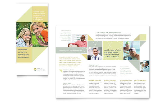 medical brochure tri fold