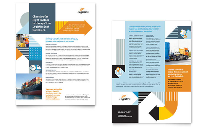 logistics warehousing powerpoint presentation template design word presentation template