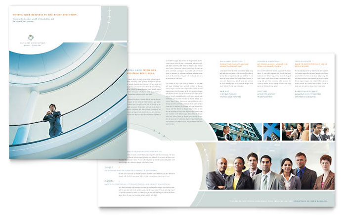 business consulting brochure template design postcard template for pages