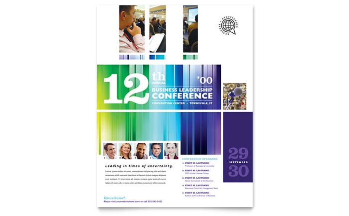business consulting flyers templates graphic designs
