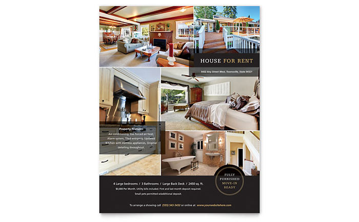 business leaflet templates leaflet designs create house for sale flyer