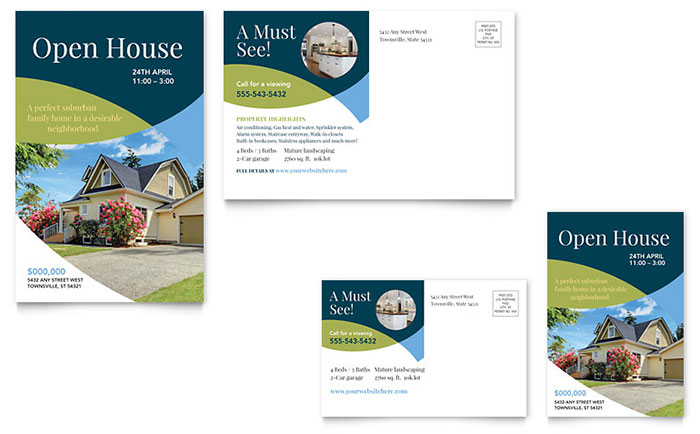 for sale by owner flyer template design