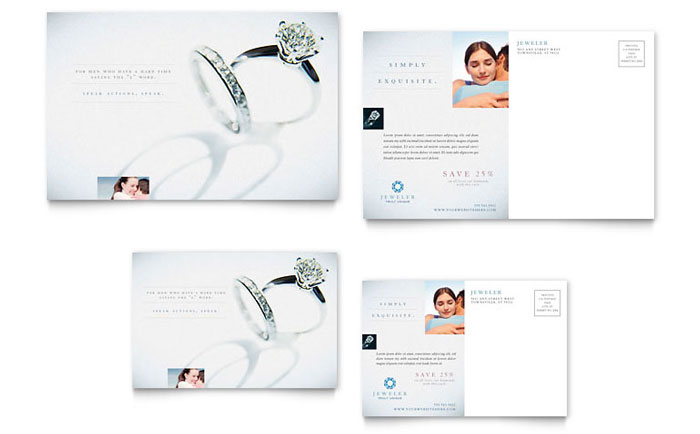 jeweler jewelry store flyer ad template design