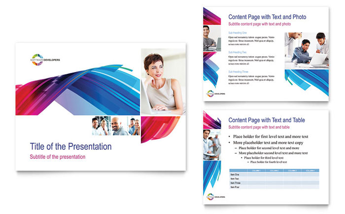 software solutions powerpoint presentation template design software solutions powerpoint presentation template design, Presentation templates