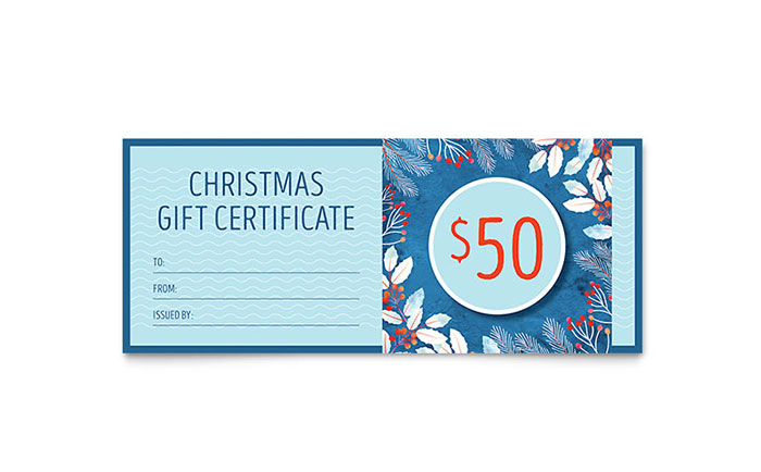 free gift certificate templates 45 gift certificates examples